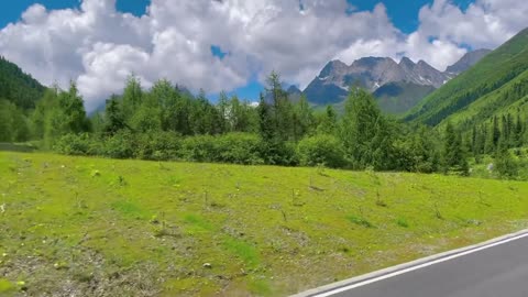 Beautiful highway in XinjiangUyghur,