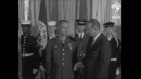 Dec. 5, 1964 | Army Captain Gets Medal of Honor from LBJ