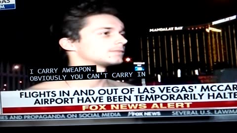 Crisis Actor Las Vegas Hoax Says it Was NOT Real Gunfire at 1min