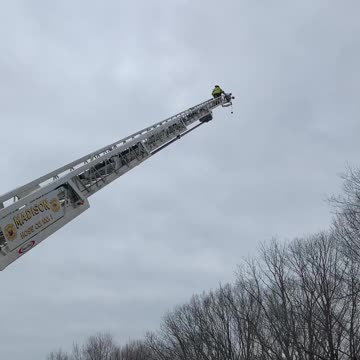 Firefighter Ladder Truck Climb