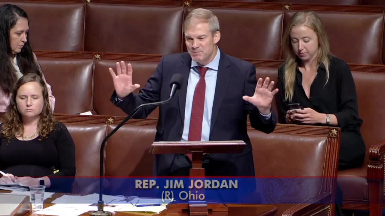 'Let Me Recite A Few Things...': Jim Jordan Quotes Dems As He Says They Encourage Violence