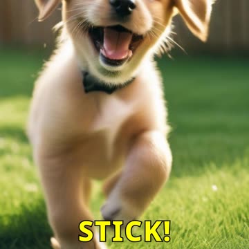 Puppy vs. Giant Stick Battle
