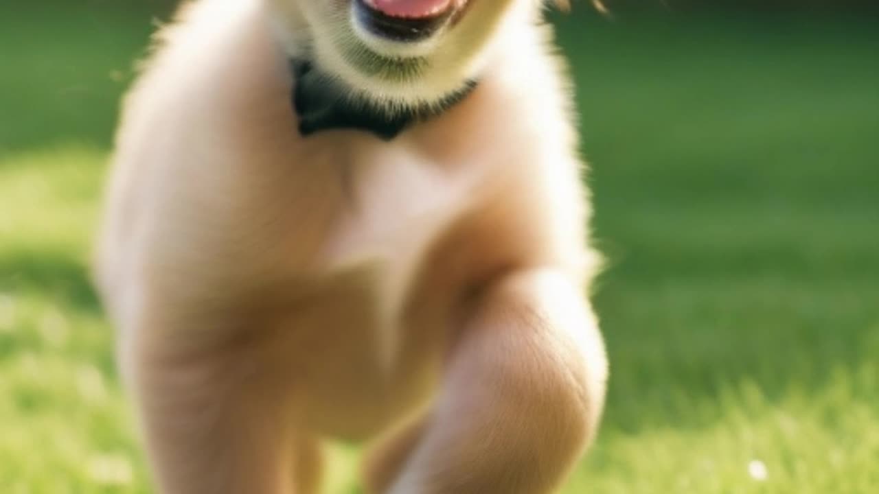 Puppy vs. Giant Stick Battle