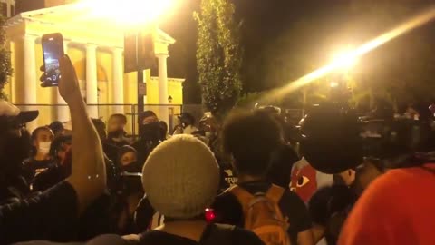 "If We Don't Get It, Burn It Down!" BLM Protesters Chant In Front of St. John's Church In DC