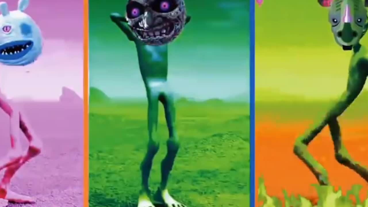 Funny Alien Dance - Green Alien Dance