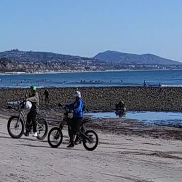 E Bikes on Doheny Beach.