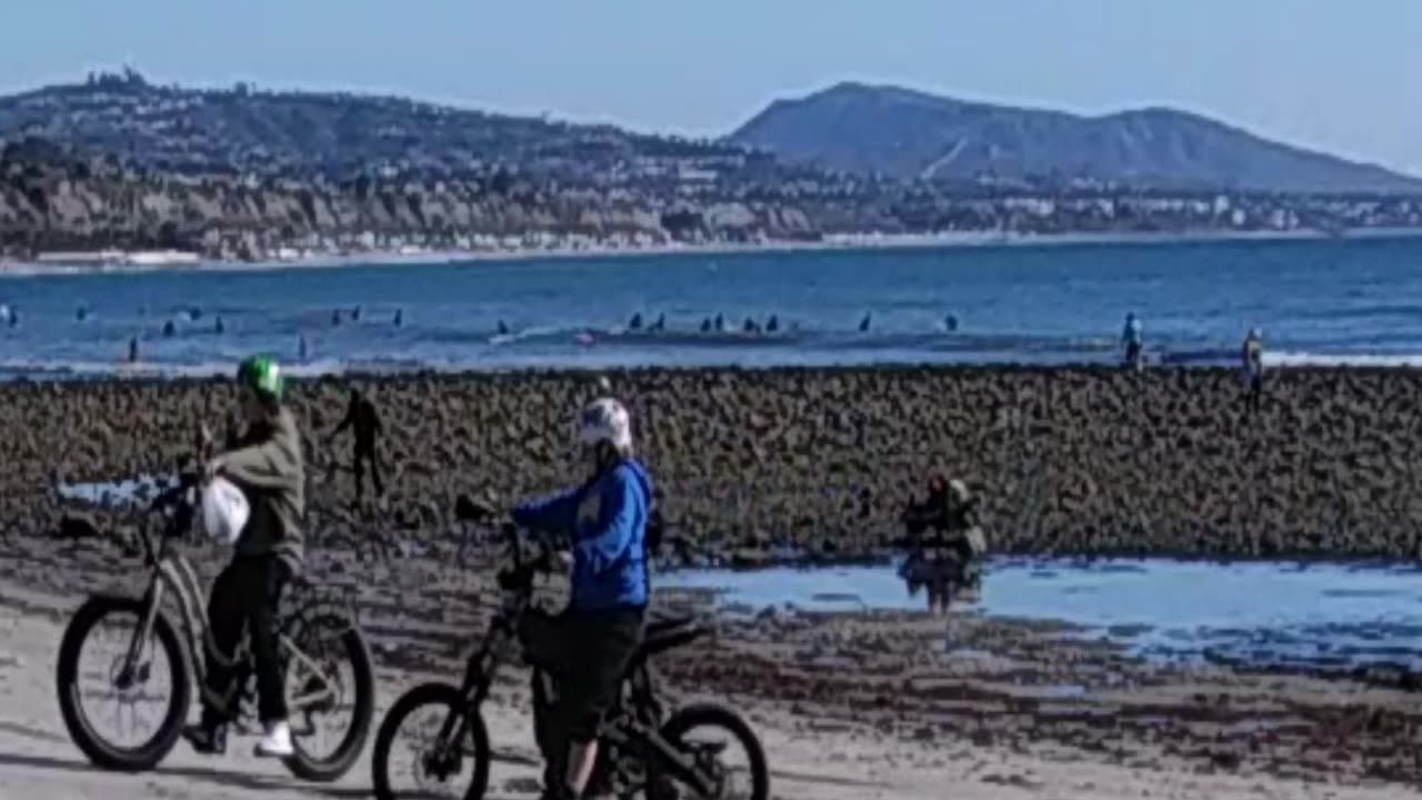 E Bikes on Doheny Beach.