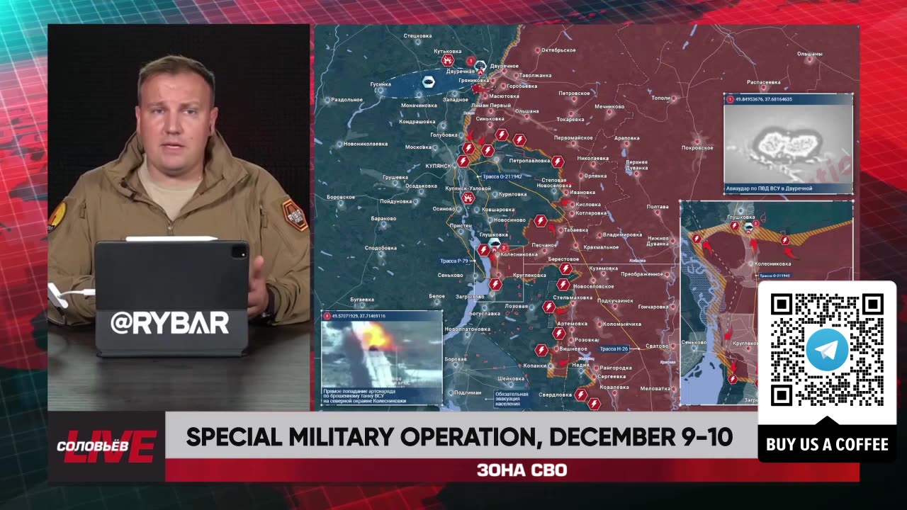 ❗️🇷🇺🇺🇦🎞 RYBAR HIGHLIGHTS OF THE RUSSIAN MILITARY OPERATION IN UKRAINE ON Dec.9-10, 2024