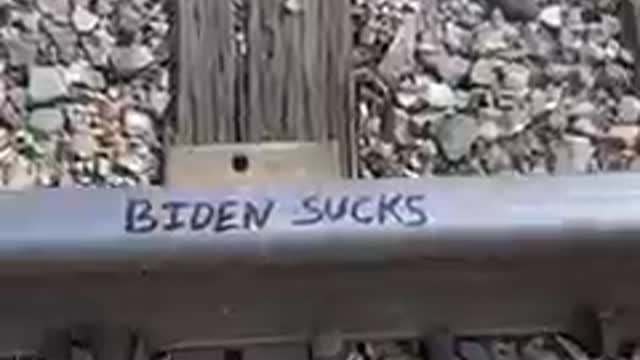 Putting change on a train track. VERY interesting