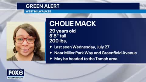 Green Alert- West Milwaukee woman missing