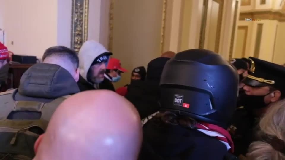 "Trump Protesters" Receive Capitol Hill Tour?