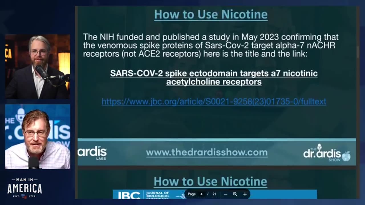 Dr Bryan Ardis Reveals the TRUE and SHOCKING Truth About Nicoti