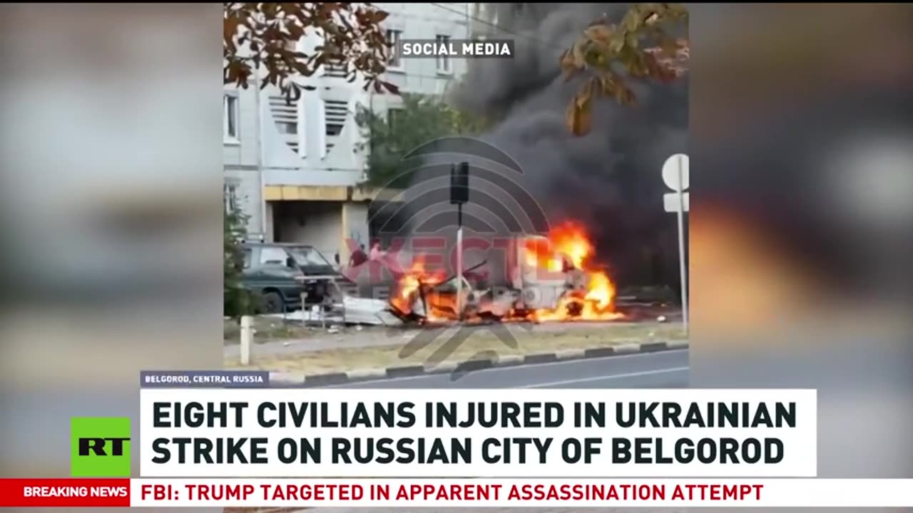 8 civilians injured in Ukrainian strike on Belgorod