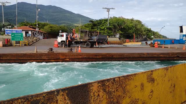 Entrance to Ilhabela by ferry - North Coast of São Paulo