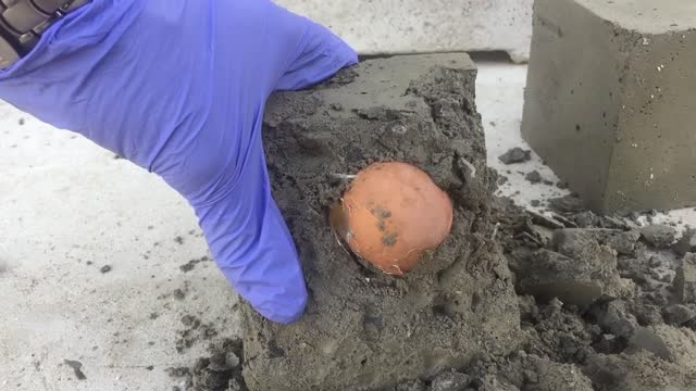 Boiling an Egg with Setting Cement