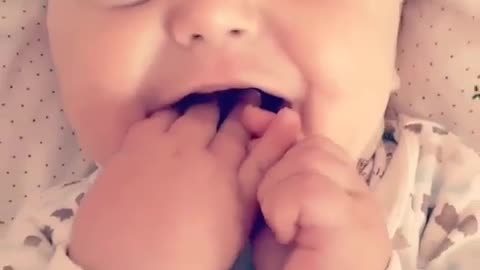 Is the baby's smile infectious