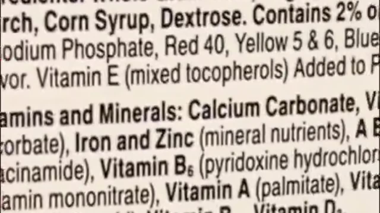 😡 They put PAINT STRIPPER in kid's cereal to sell them CHEMO later...