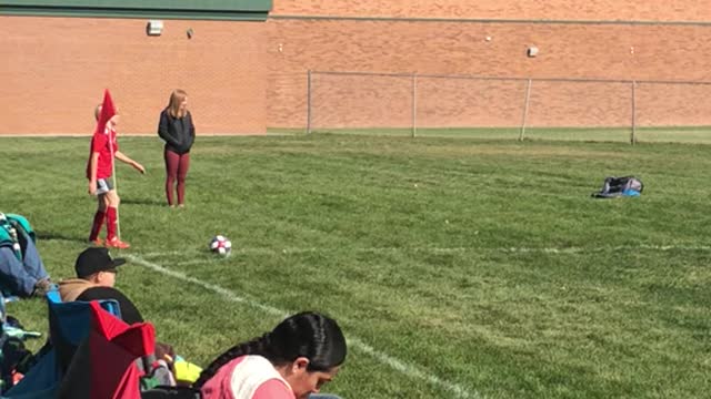 Corner kick gone wrong
