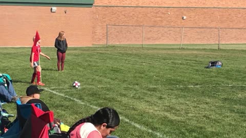 Corner kick gone wrong