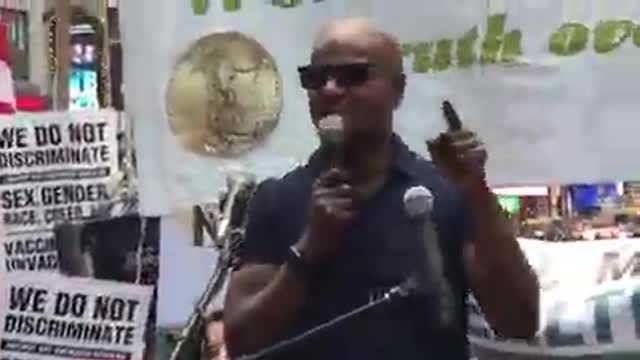 Kevin Jenkins - NY Freedom Rally - Times Square - September 18, 2021