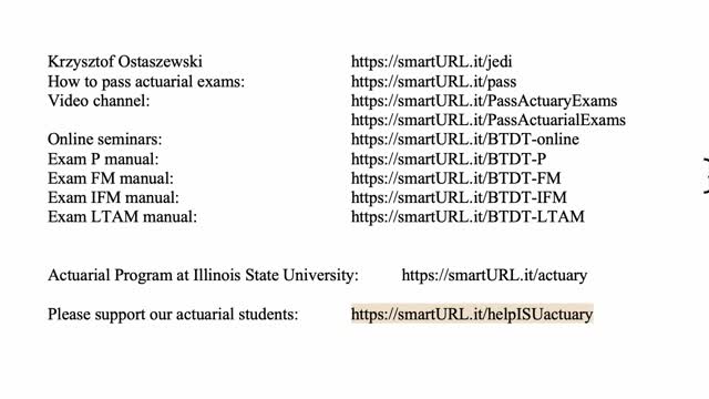 Exam LTAM exercise for May 27, 2021