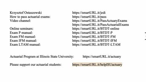 Exam LTAM exercise for May 27, 2021