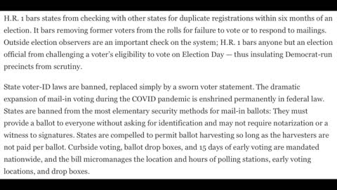 HR 1: A Bill For One Party Rule