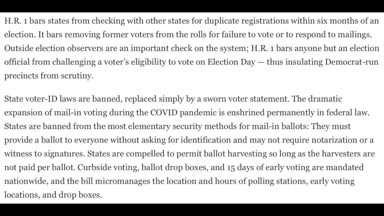 HR 1: A Bill For One Party Rule