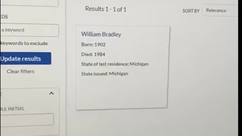 Dead people voting?