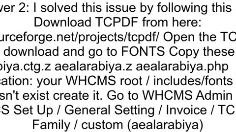 tcpdf for Arabic display the characters as question marks 39 39