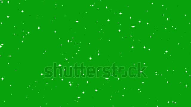 Green screen snow