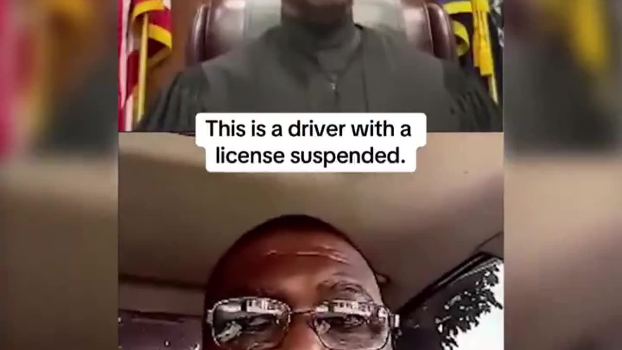 PRICELESS video of man with Suspended License