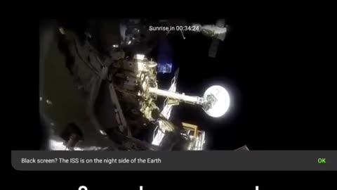 ISS Live Feed Clearly Filmed Underwater