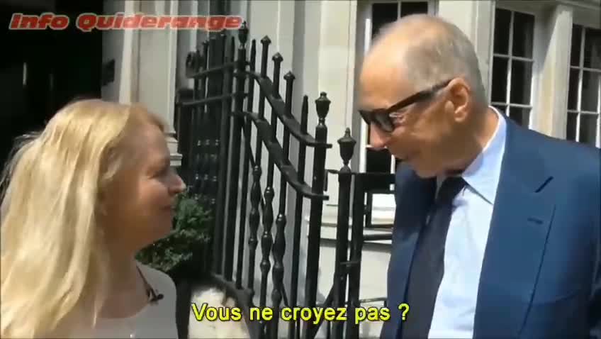 Rothschild intervistato per strada