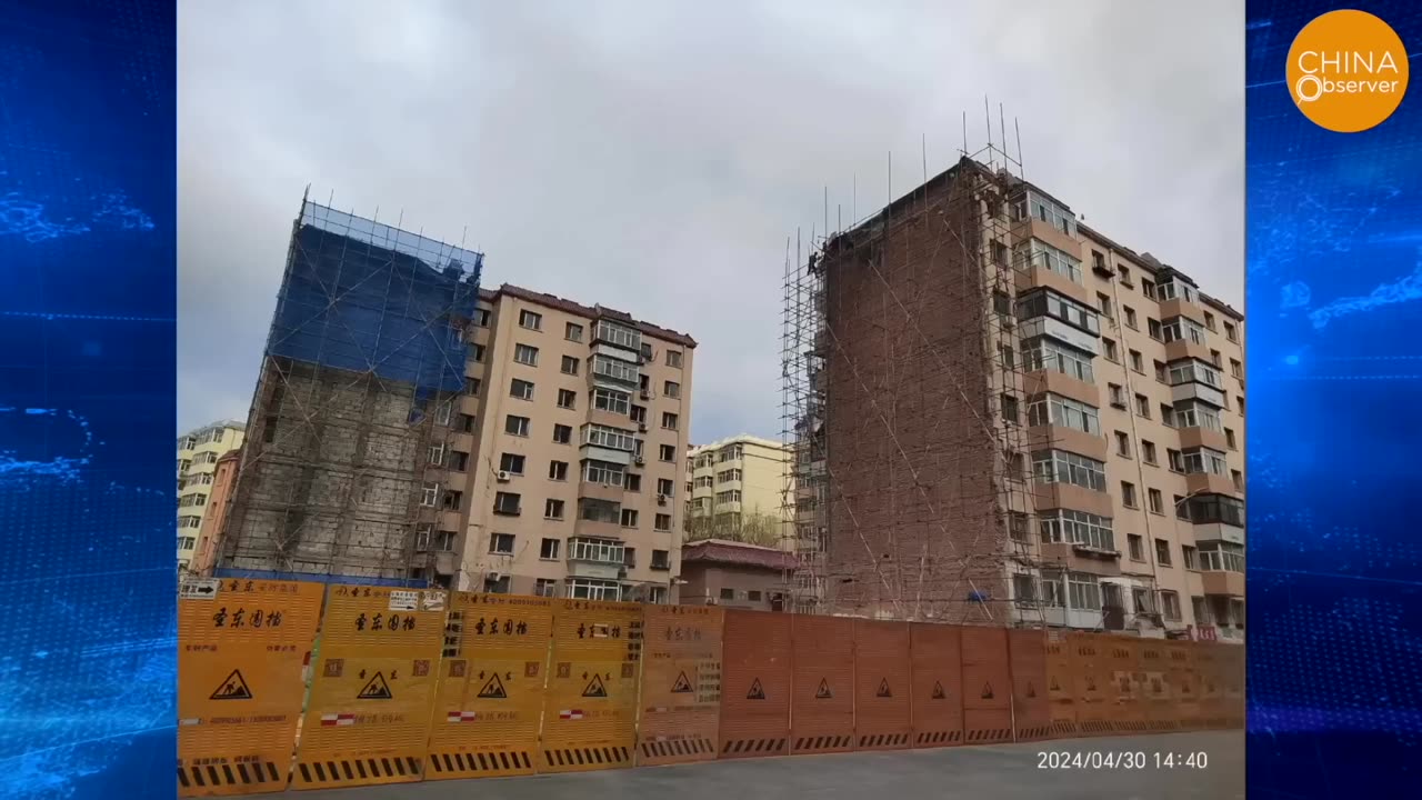 Residential Building Splits in Half, Gas Leaks, Stairs Crumble_ China’s Tofu-Dreg Projects Astound