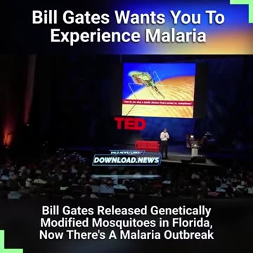 After Bill Gates released GMO Mosquitos in Florida, MALARIA CASES are being reported