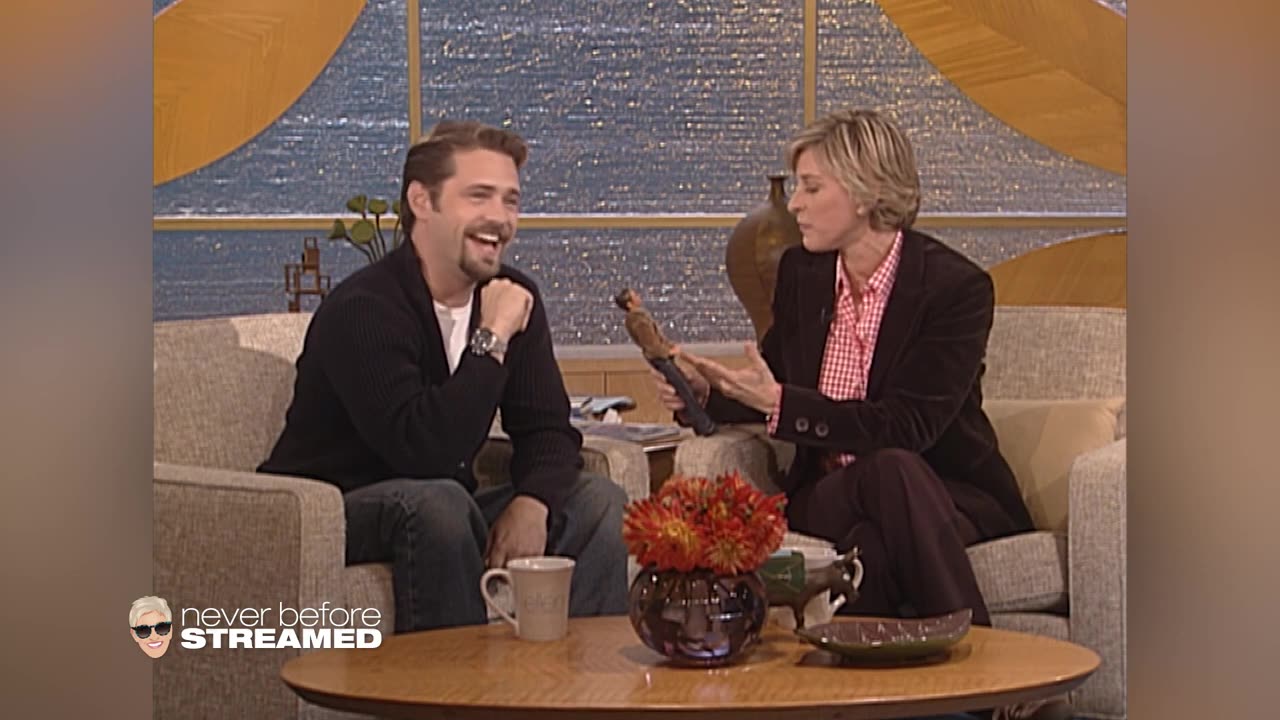 Jason Priestley's First Appearance on Ellen