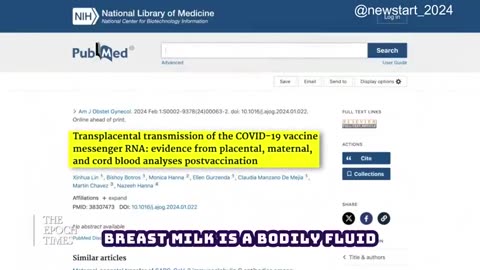 Fully Intact mRNA found in breast milk of C-19 Jabbed Mothers. Pfizer KNEW!