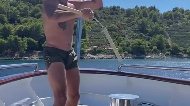 Nunchuck Tate On The Yacht