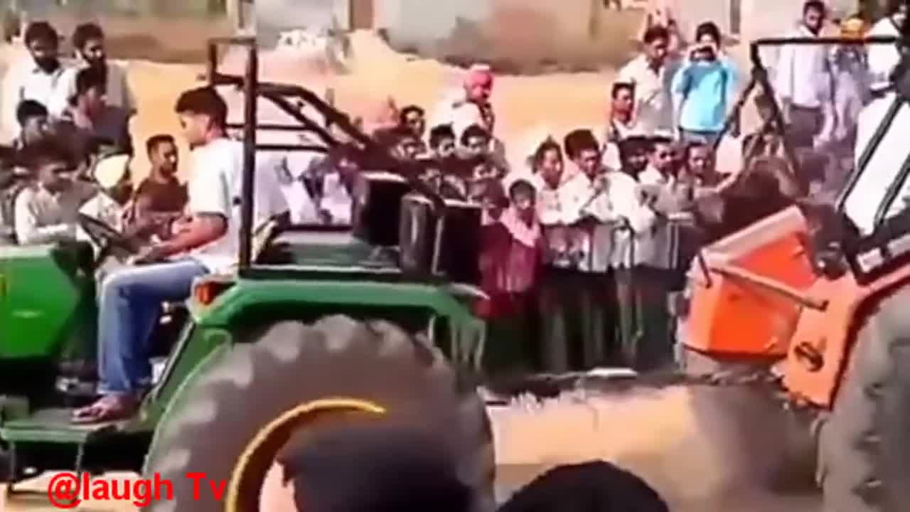 Funny Indian Tractor compilation