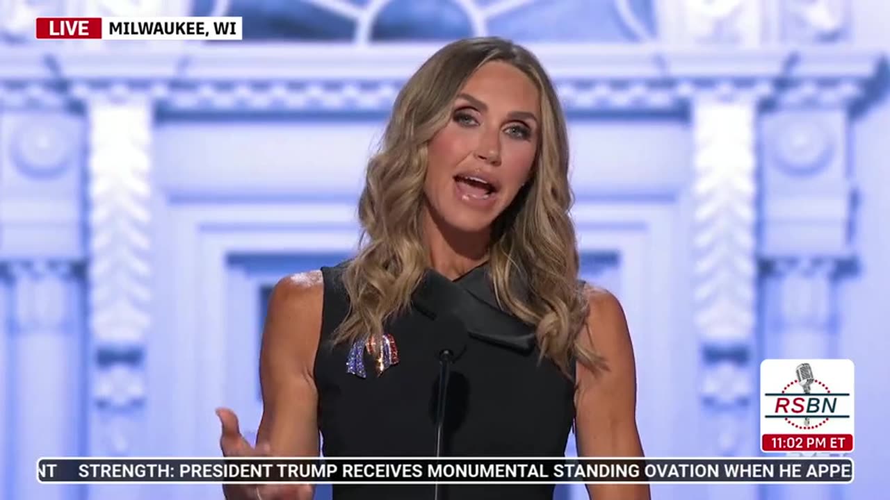 WATCH: Laura Trump at 2024 RNC in Milwaukee, WI - 7/16/2024