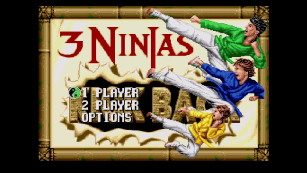 SEGA Genesis - 3 Ninjas Kick Back [1994]