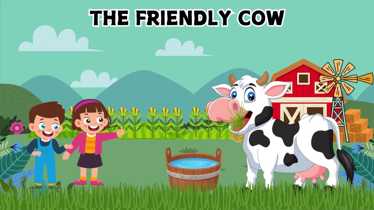 Meet the Farm Animals | Cow, Dog, Sheep, Horse, Duck, Pig | Learning Video for Preschool & Toddlers