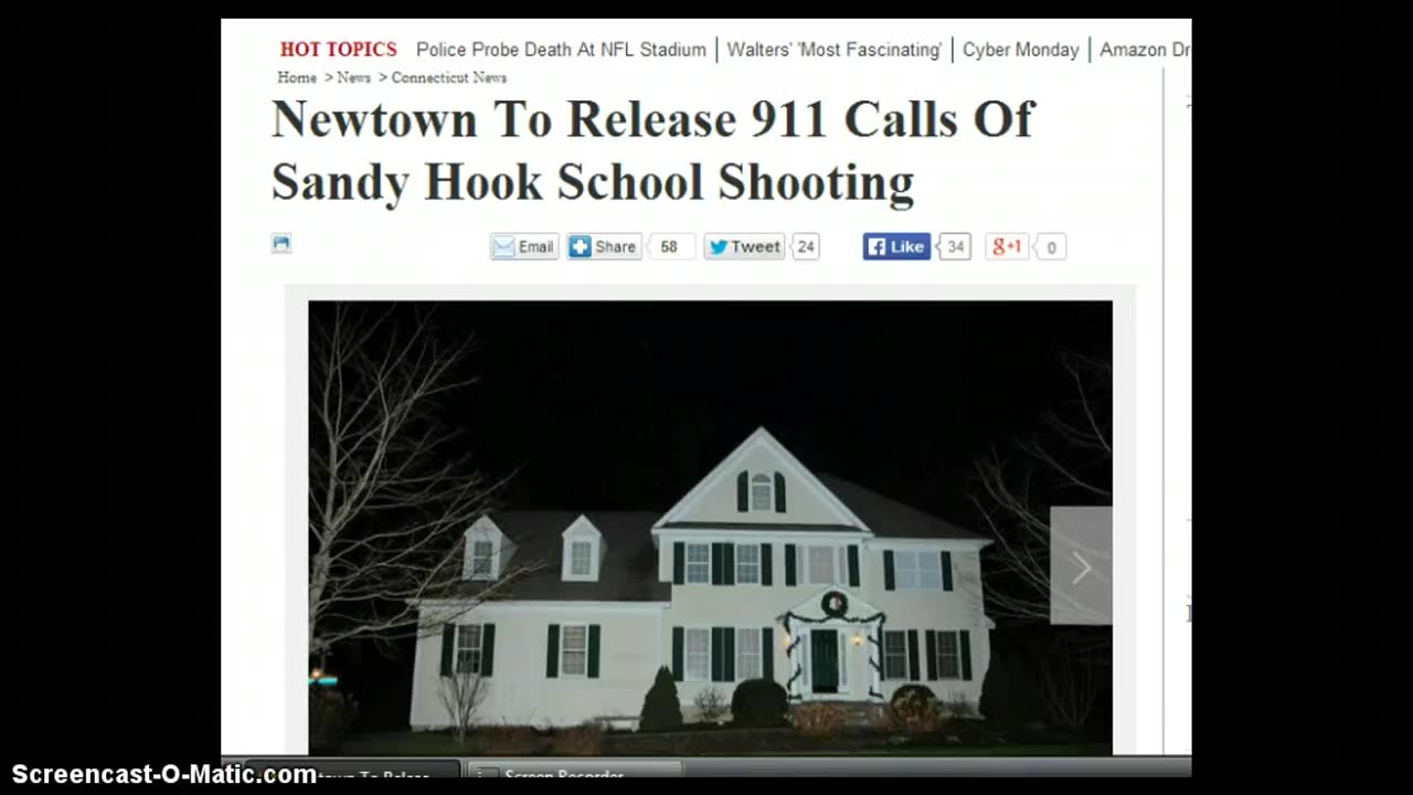 'Sandy Hook 911 Calls Released 12/4/13 7 Calls vs Hundreds LOL' - 2013