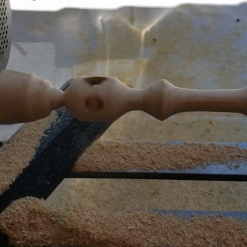 Sanding on the lathe