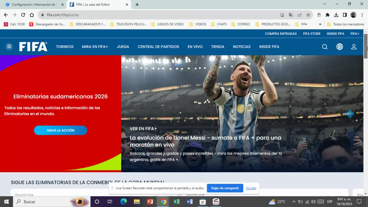 FIFA ULTIMAS NOTICIAS 2023 10 14