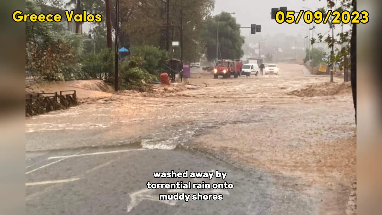 Volos Flood Disaster- Storm Daniel Rocks Greece! Πλημμύρα Βόλου
