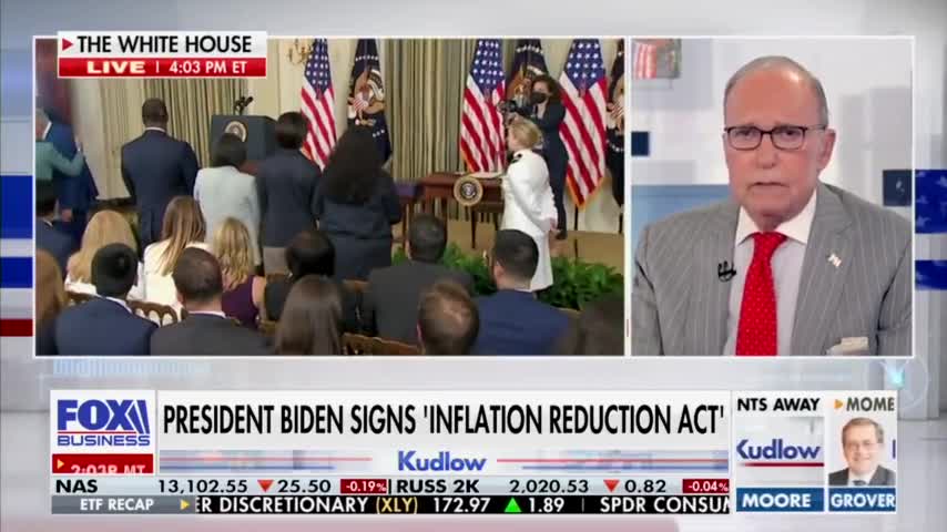 Larry Kudlow EXPOSES Biden’s Inflation Bill!!
