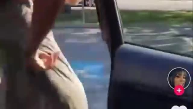 Trying to take her kid