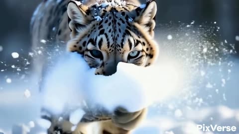 Majestic Snow leopard !!